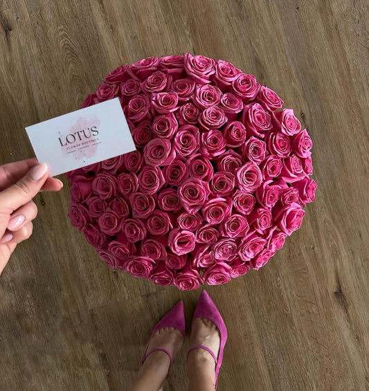 101 pink roses - Luxury bouquet