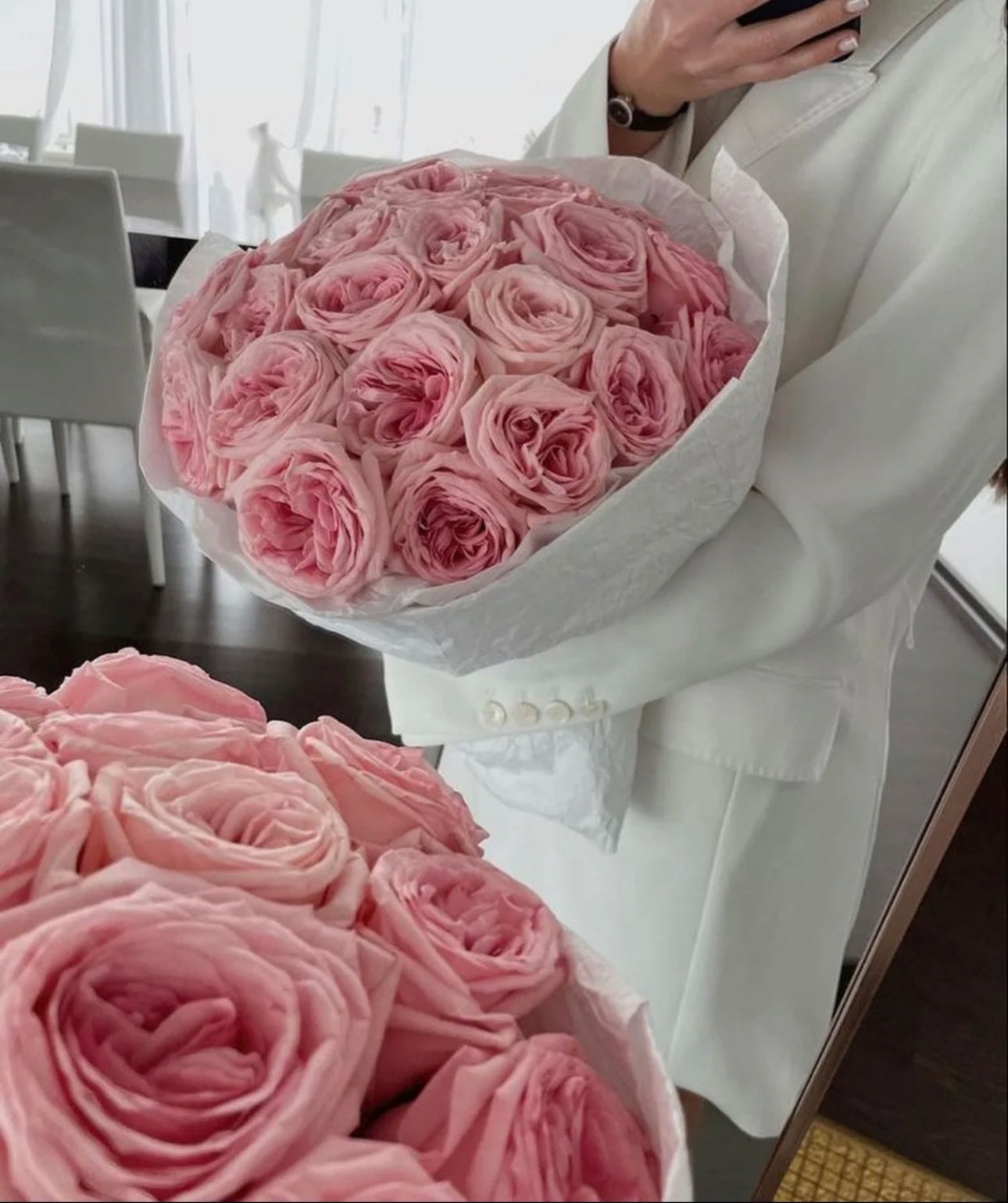 Blushing Pink Petals Bouquet