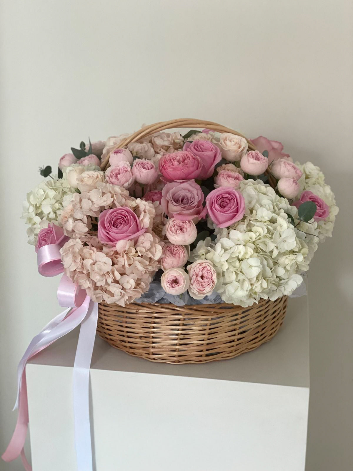 Blush Garden Basket