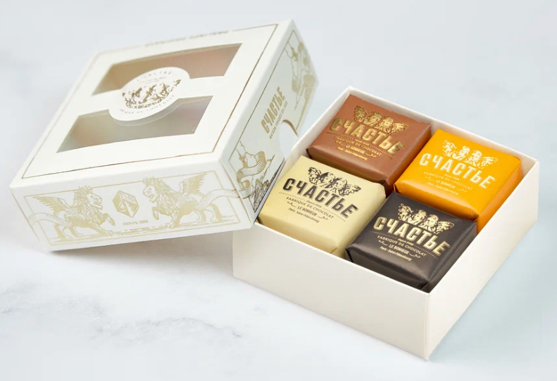 Praline candies, 4 pieces (Set No. 1), 200 g.