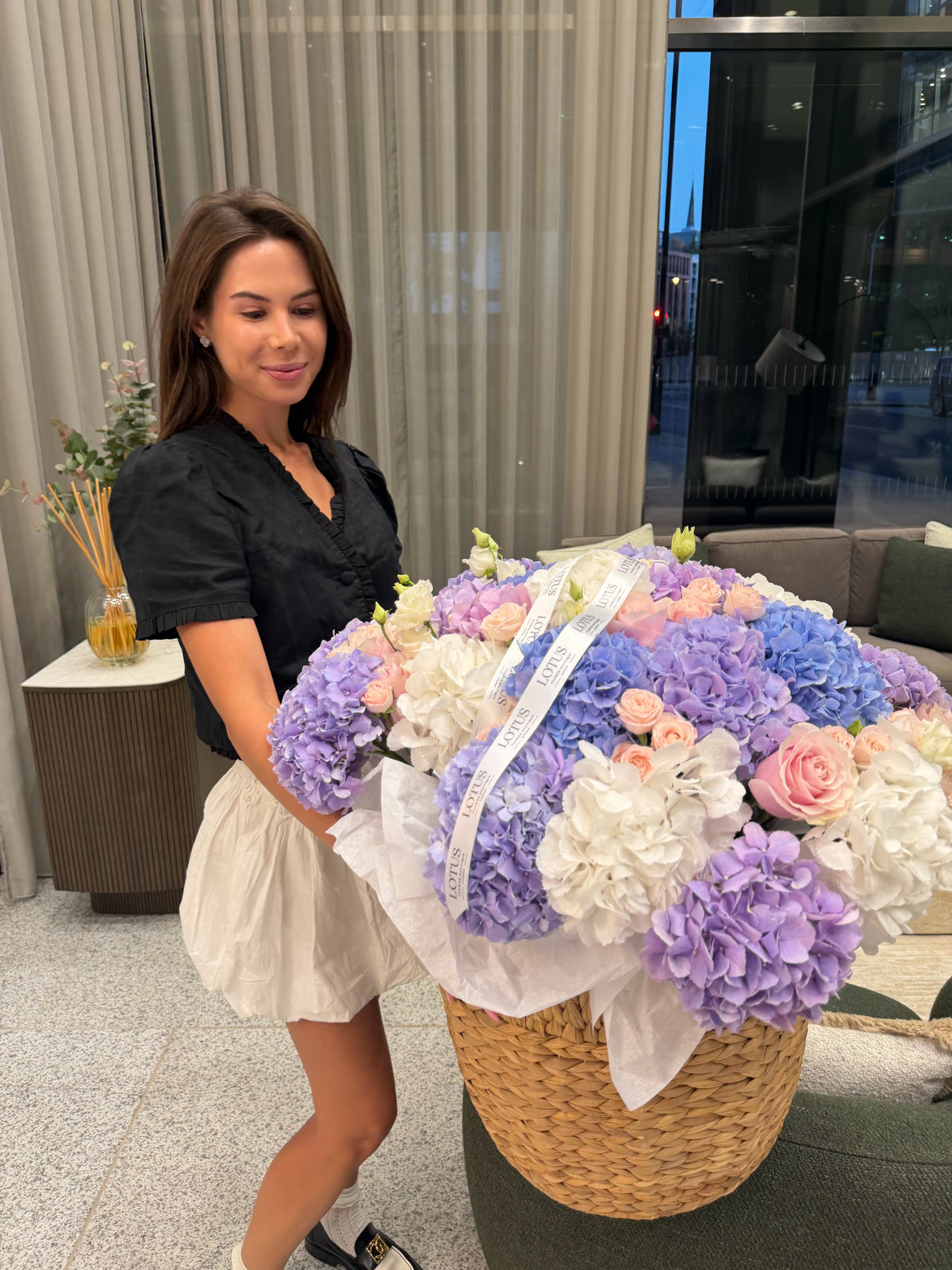 Lavender Sky Basket