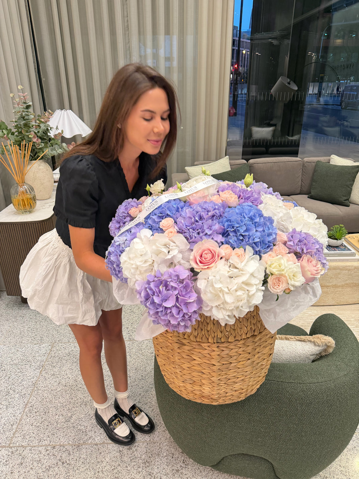 Lavender Sky Basket