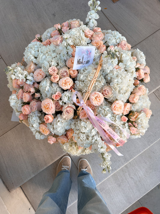 Peach Cloud Grand Basket