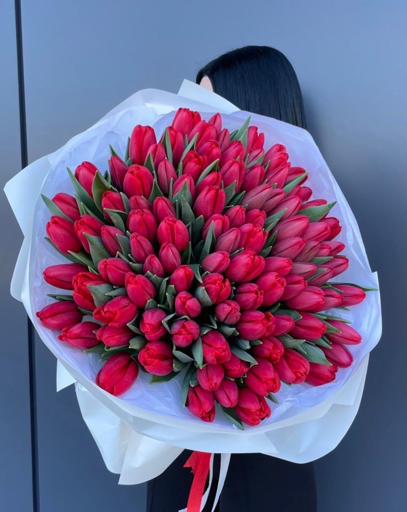 Red Tulip Bouquet