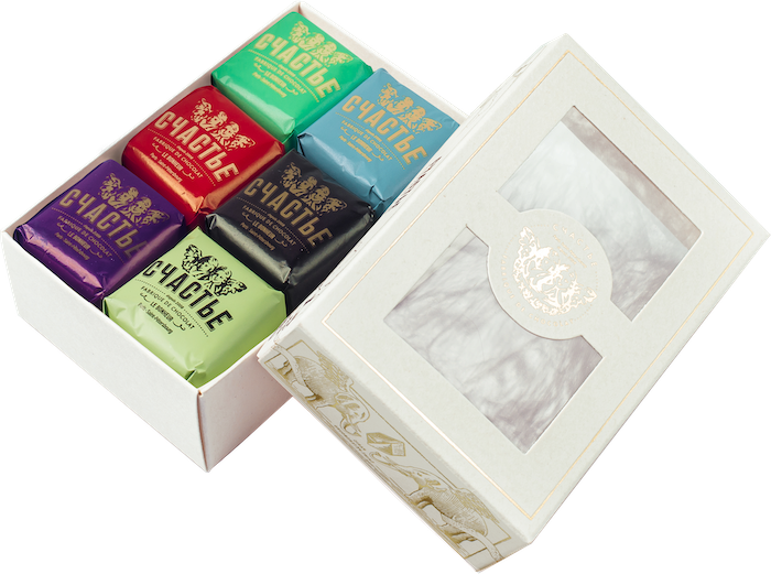 Praline candies, 6 pieces (Set No. 2), 200 g.