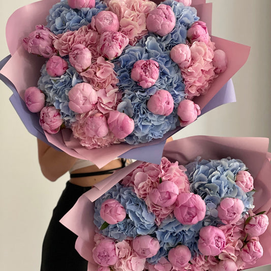 Peonies & Hydrangeas - Soft Power (Luxury Bouquet)